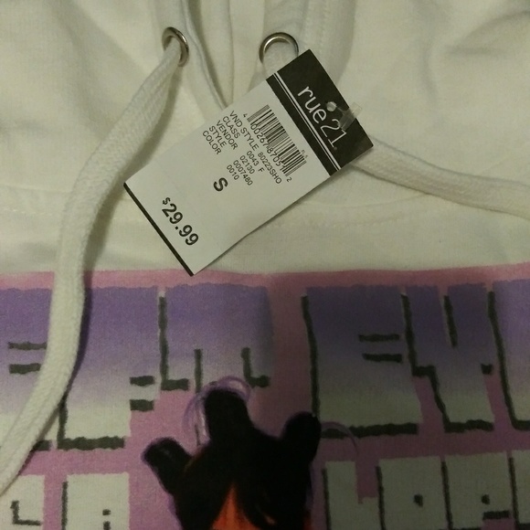 Rue21 Lisa Lopes white hoodie - Picture 4 of 7